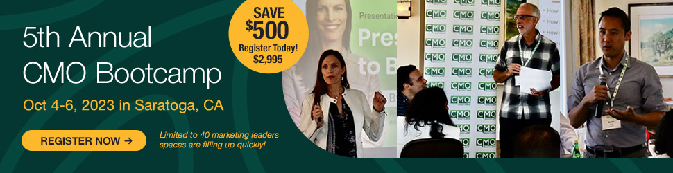 CMO Bootcamp 2023 - Save $500